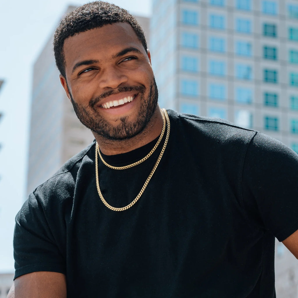 Cuban Link Chain in Yellow Gold - 5mm