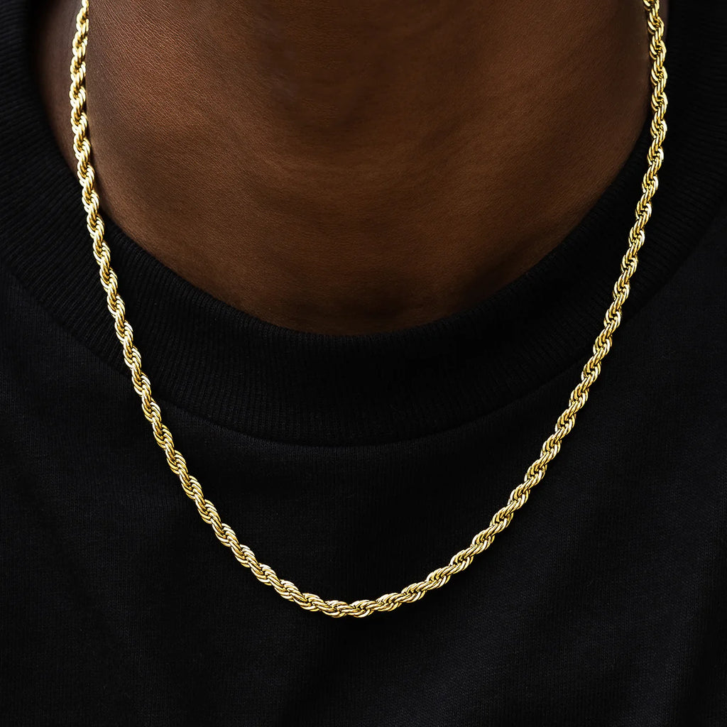 Mamba Chain in Yellow Gold - 4mm