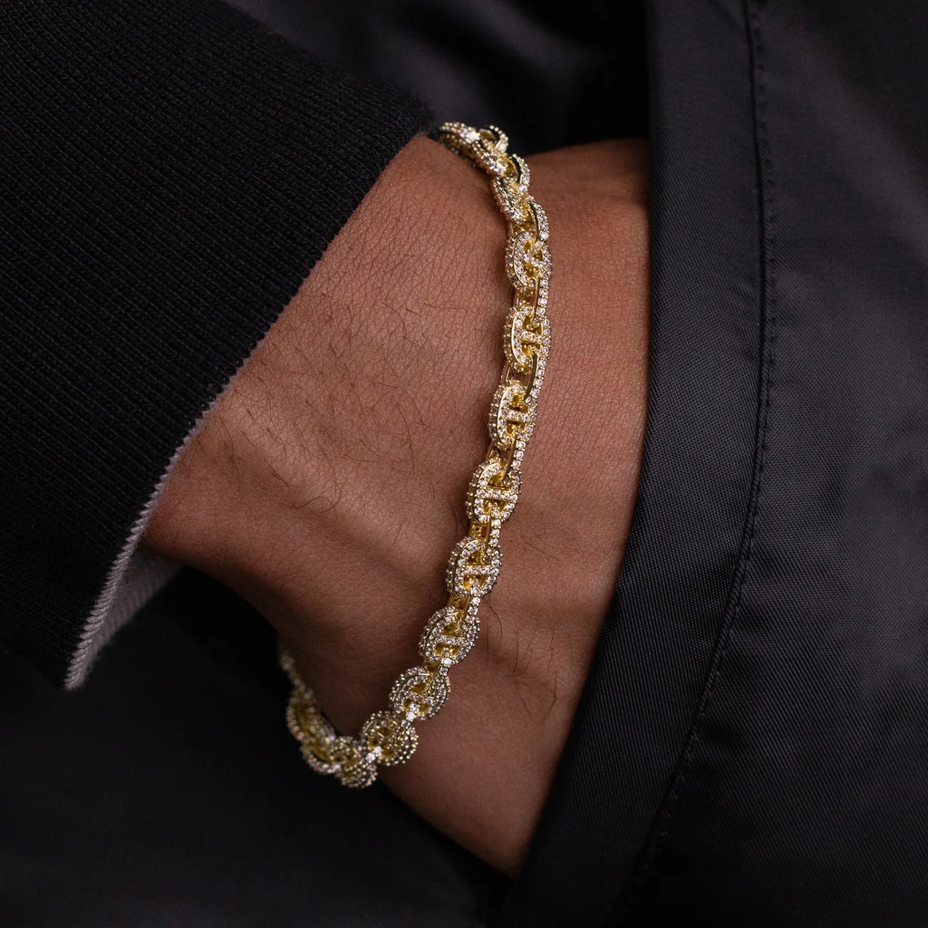 Micro Valentina Bracelet in White Gold