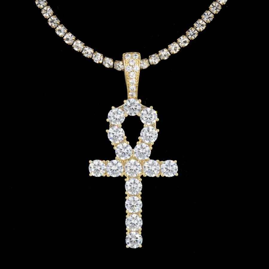 Ankh Cross Tennis Chain