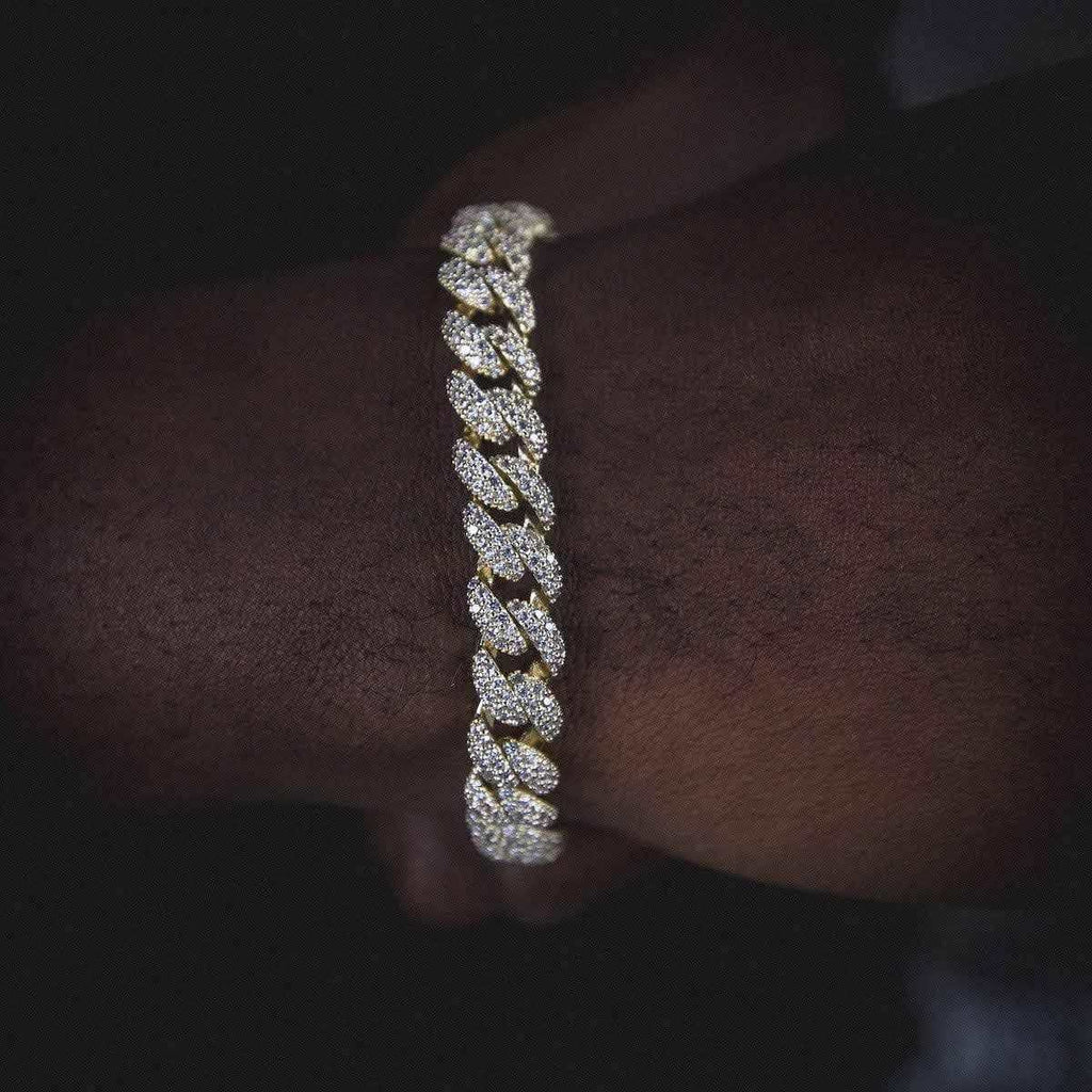 GLD Link Bracelet in White Gold - 8.5mm