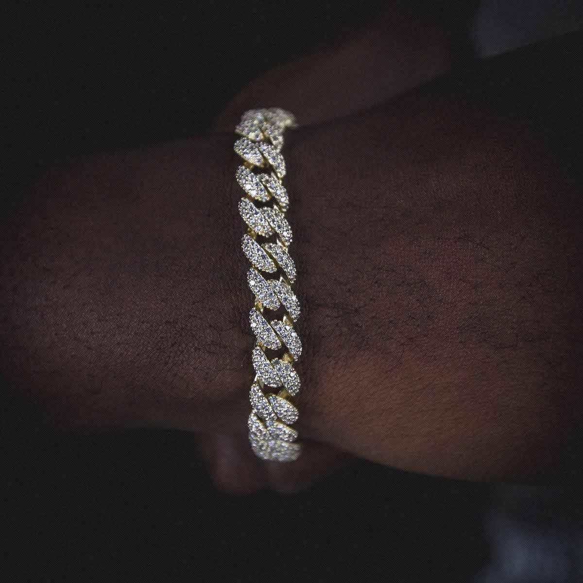 GLD Link Bracelet in White Gold - 8.5mm