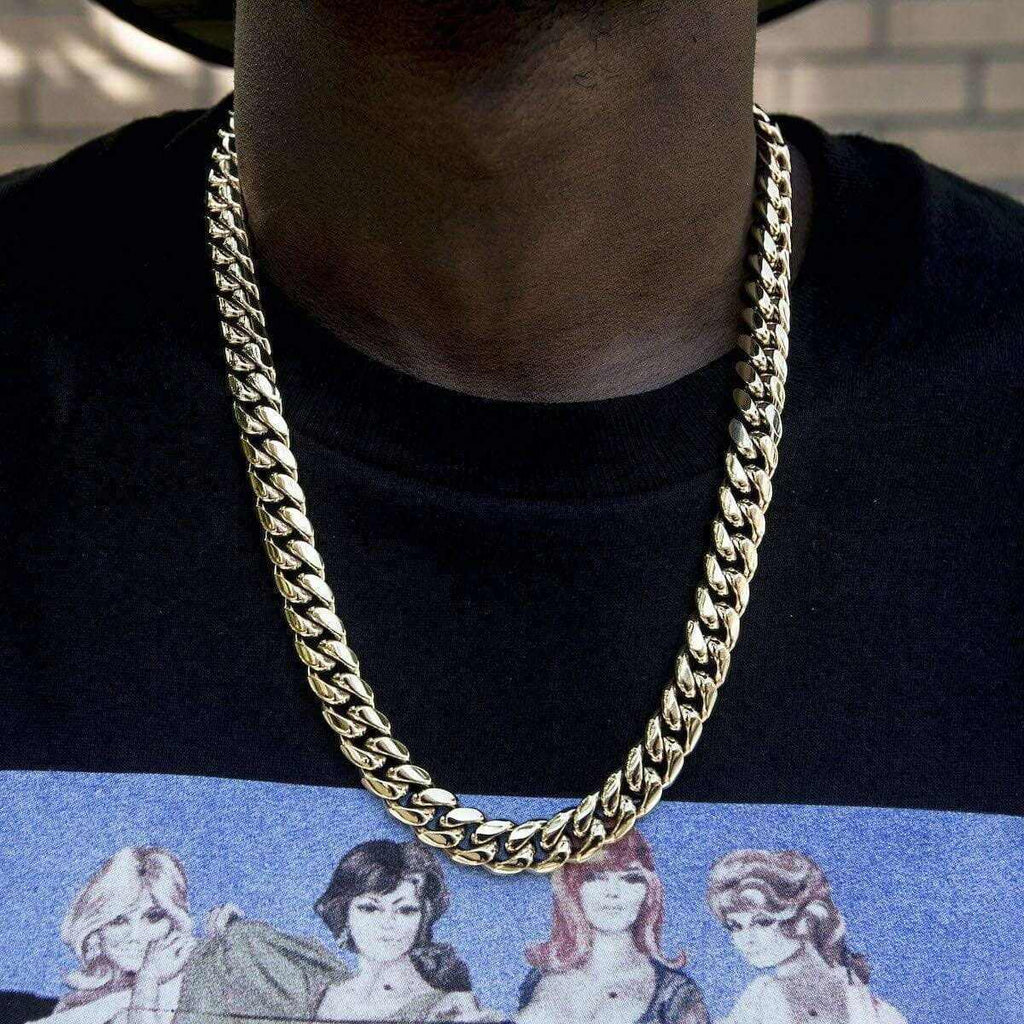 MAMBA Signature Cuban in Rose Gold - 12mm