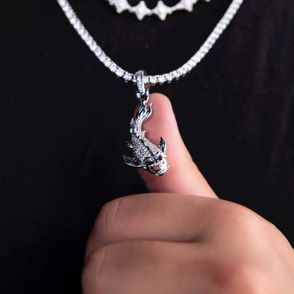 Koi Tennis Chain- White Gold